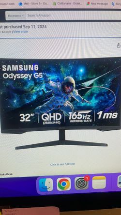 Samsung 32” curved gaming monitor /Odyssey G55c series