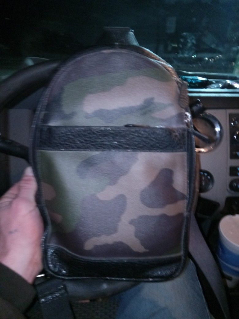 Coach Camo Messenger And Slingbag