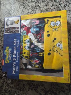 Men's SpongeBob Squarepants 3 piece set