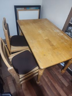 Table and chairs