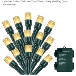 Brand: FairyGlim Battery Operated Christmas Lights, Outdoor Twinkle Fairy String Lights with Timer and 8 Modes, Waterproof Cluster Lights for Indoor C