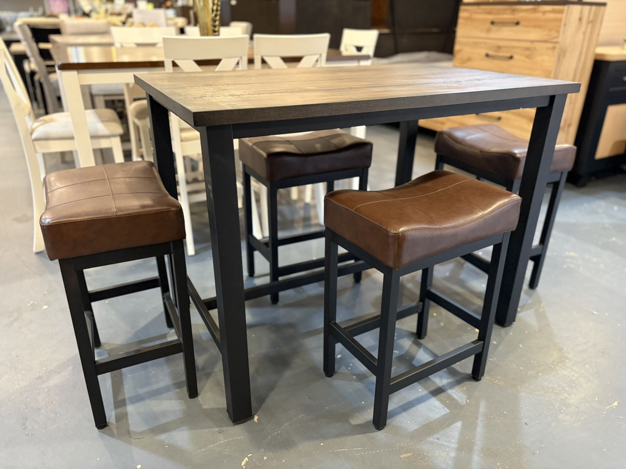 New 5pc Counter Height Dining Set