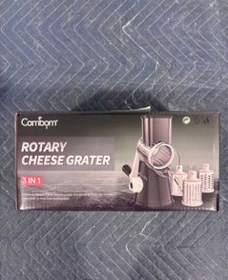 Brand New! Cambom 3-in-1 Rotary Cheese Grater
