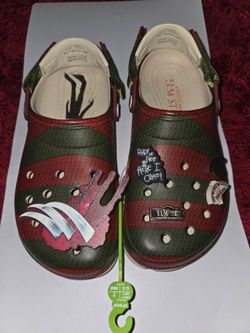 Crocs A Nightmare On Elm Street Freddy Krueger Clogs Size Mens 9 Women's 11