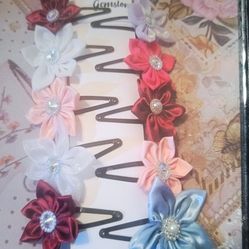 hair clips flower style