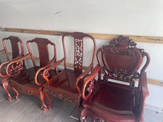 Solid Rosewood Chairs