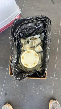 Old plates and stuff