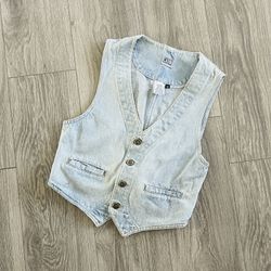 Vintage Calvin Klein denim vest from the 90s Great Condition for its ages  D