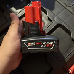 Milwaukee m12 red lithium Xc 3.0 battery