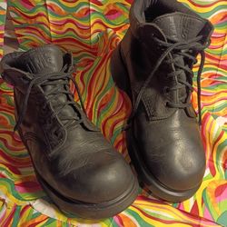 VINTAGE DR. MARTENS BLACK BOOTS OXFORD ENGLAND 