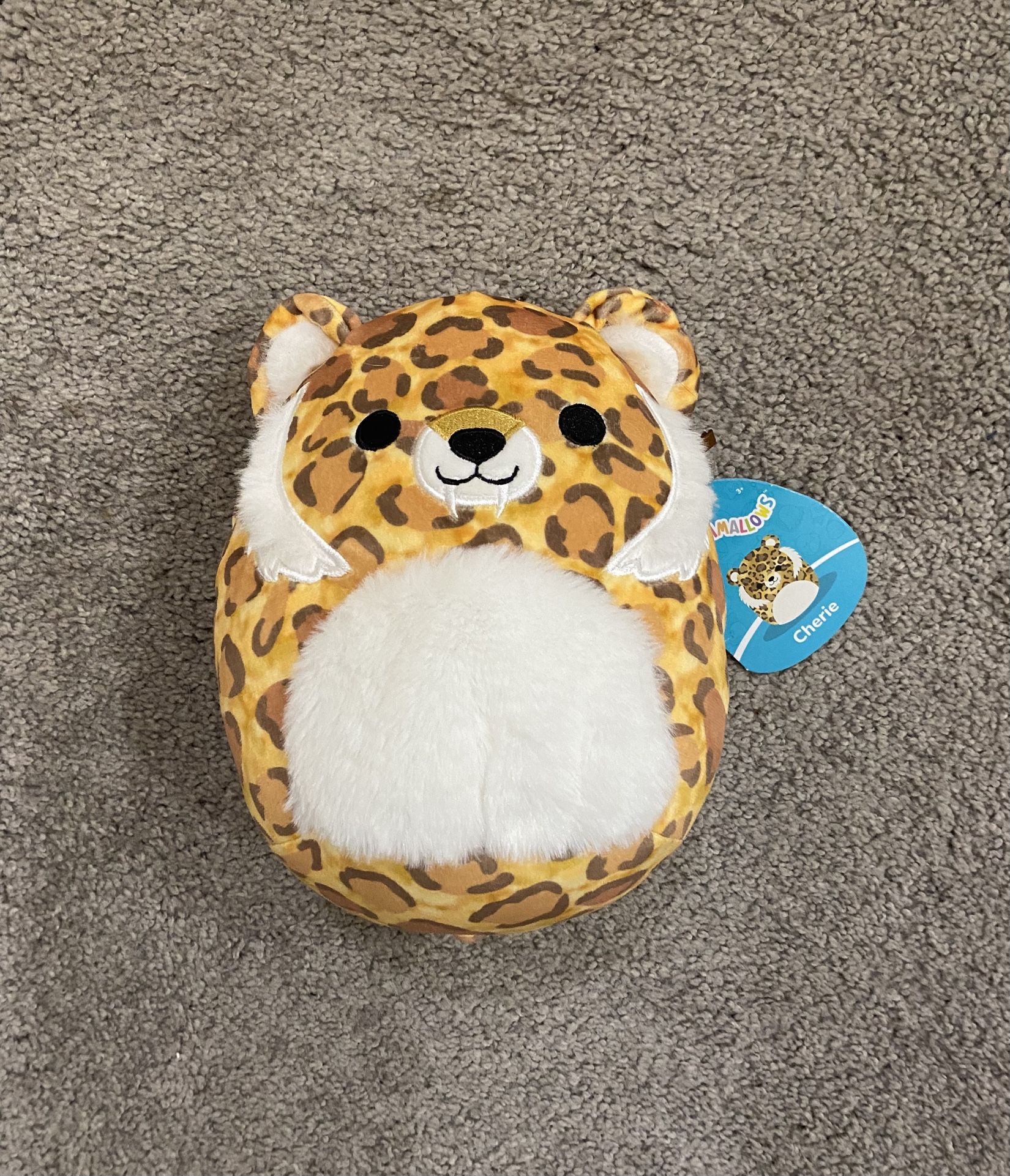 Squishmallow Cherie Saber-Tooth Tiger 8in NWT