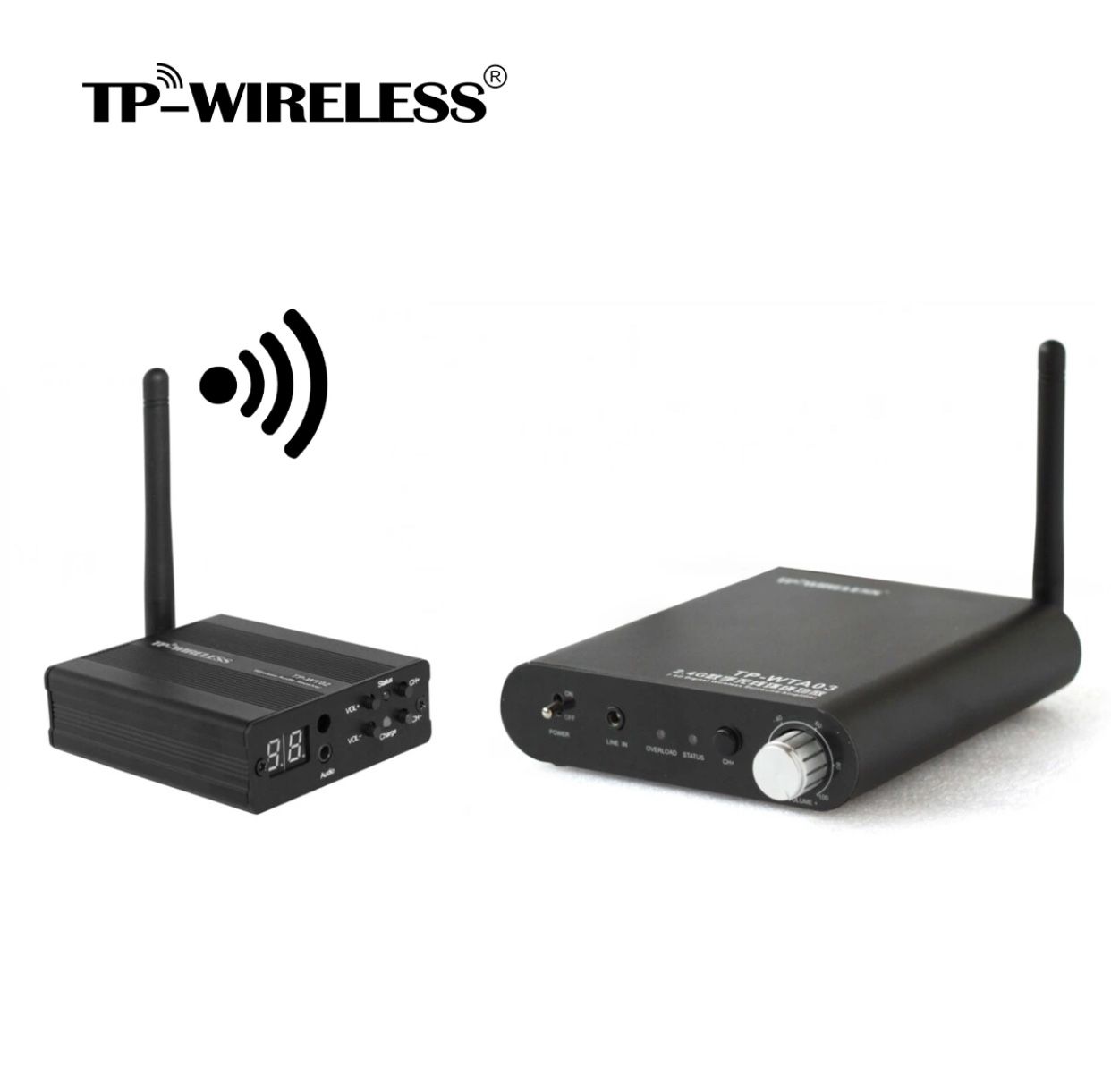 Wireless Amplifier System for 5.1CH or 7.1CH Home Theater Audio System
