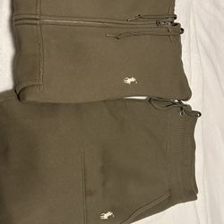 Polo Raulph Lauren Olive Green Set 