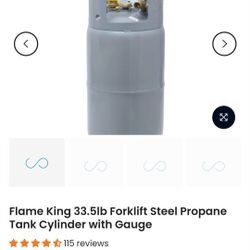 Propane Tank With Forklift Valve