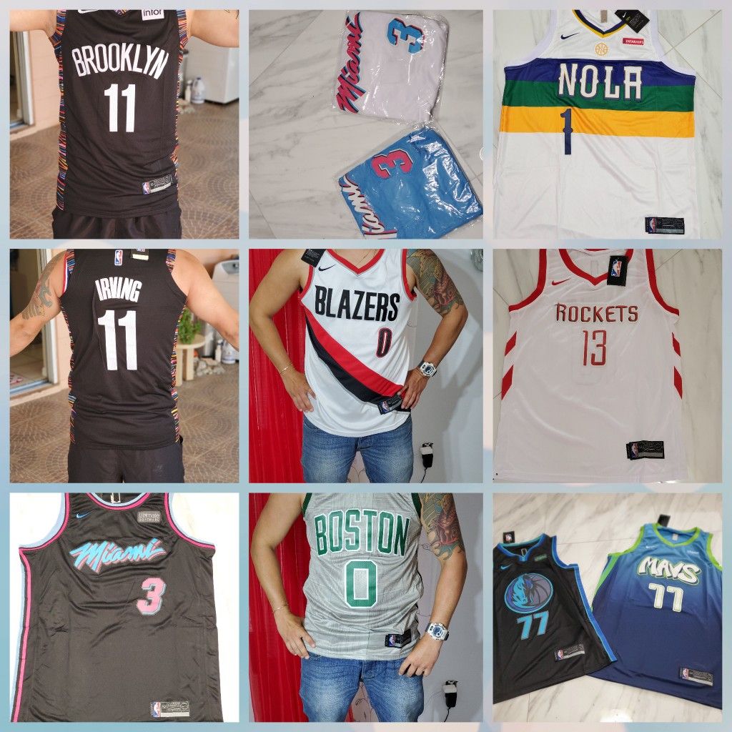 Jerseys stiches different teams