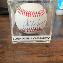 Los Angeles Dodgers Yoshinobu Yamamoto Autographed Baseball