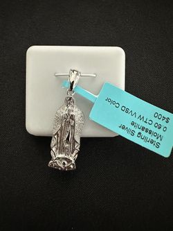 Silver Virgin Mary Pendant