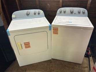 Whirlpool Deep Water Wash High Efficiency Agitator Small (3.5-cu ft ) Top-Load Washer. Whirlpool 7-cu ft Vented Electric Dryer ( White )