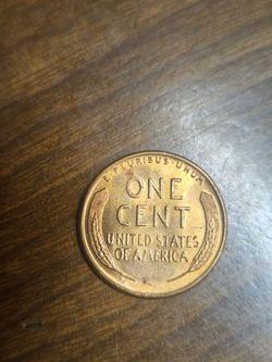 1955 s mint mark red  double di penny