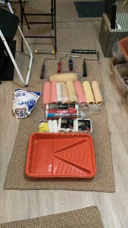 Paint Rollers, Paint Roller Refills, Paint Tray - Various Sizes, 1 Bag Easy Sand No.. 5 Patching Compound (3 Lb)