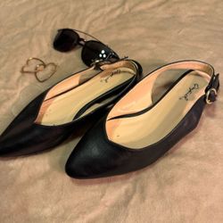 Flat Black Shoes 