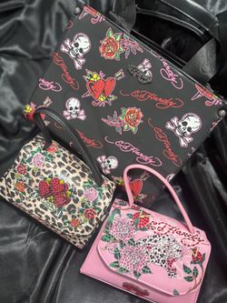 Ed Hardy Handbag Set of 3