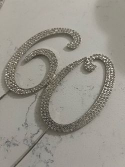60th Cake Toppers