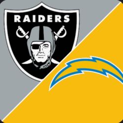 🔥 RAIDERS VS CHARGERS 