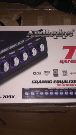 Audiopipe EQ-709X 7-Band Graphic in-Dash Equalizer