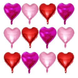 Valentine's Day - Heart Shaped Foil Balloons 