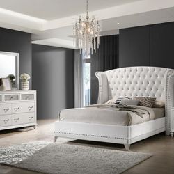 Brand New White King Bedroom Set 