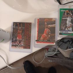 Michael Jordan And Anthony Edwards Cards