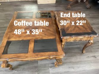 Coffee table and side table  -  $150