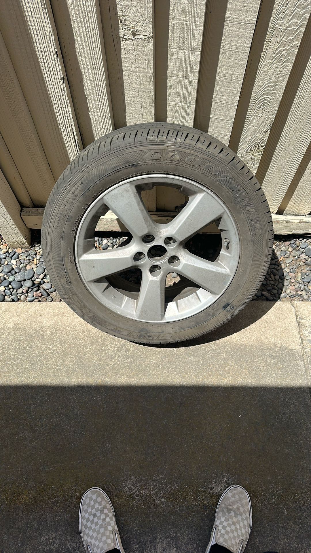 Good Year Eagle RS-A Lexus RX spare tire