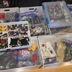 104lbs Color Sorted Lego. 