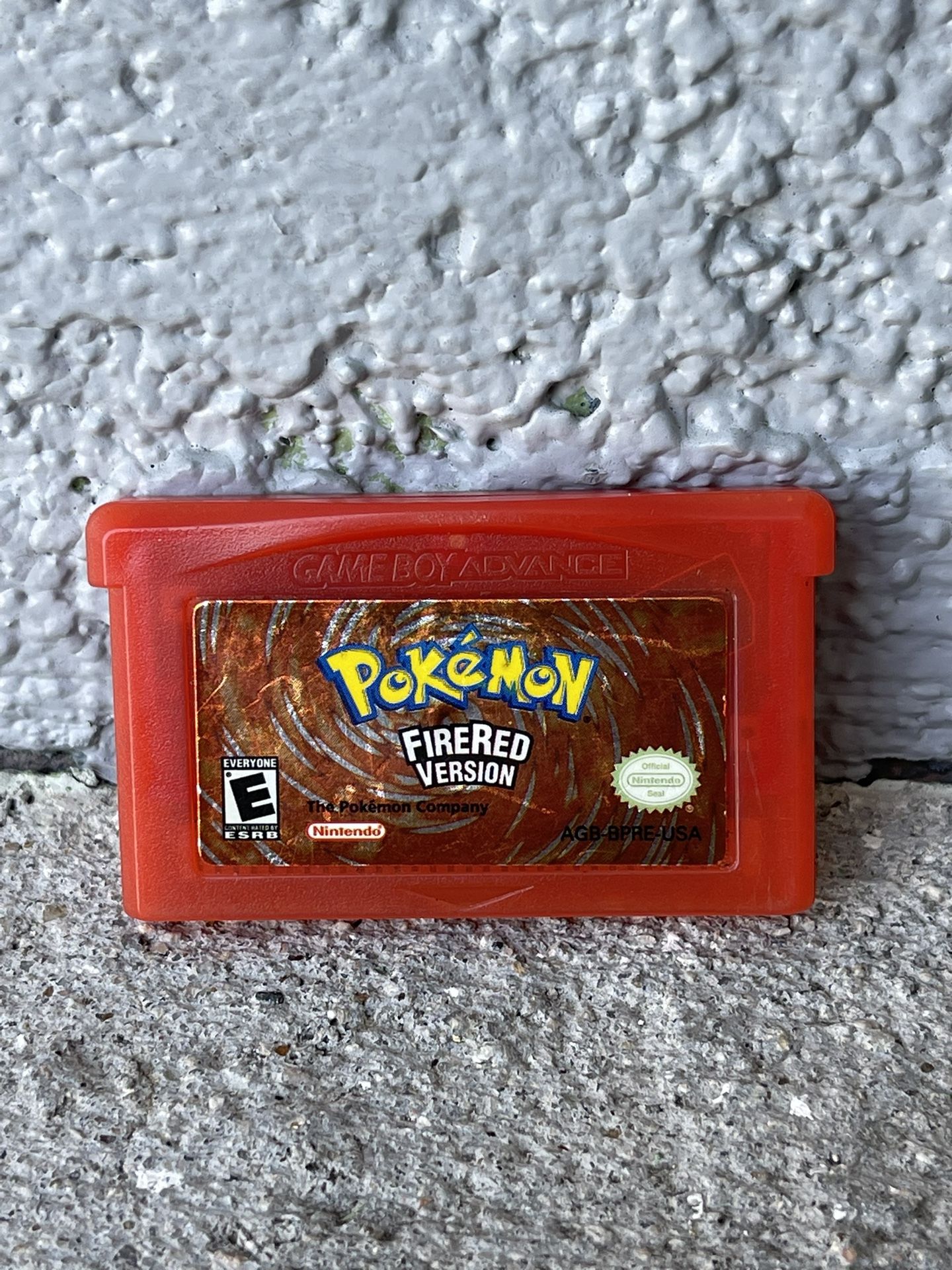 Nintendo gameboy pokemon fire red version