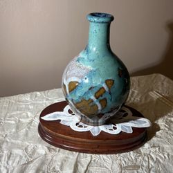 Drip Glaze Pottery Vase