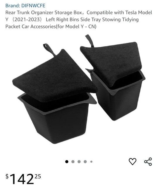 Tesla model Y Trunk Organizer