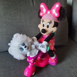 Minnie on a Scooter