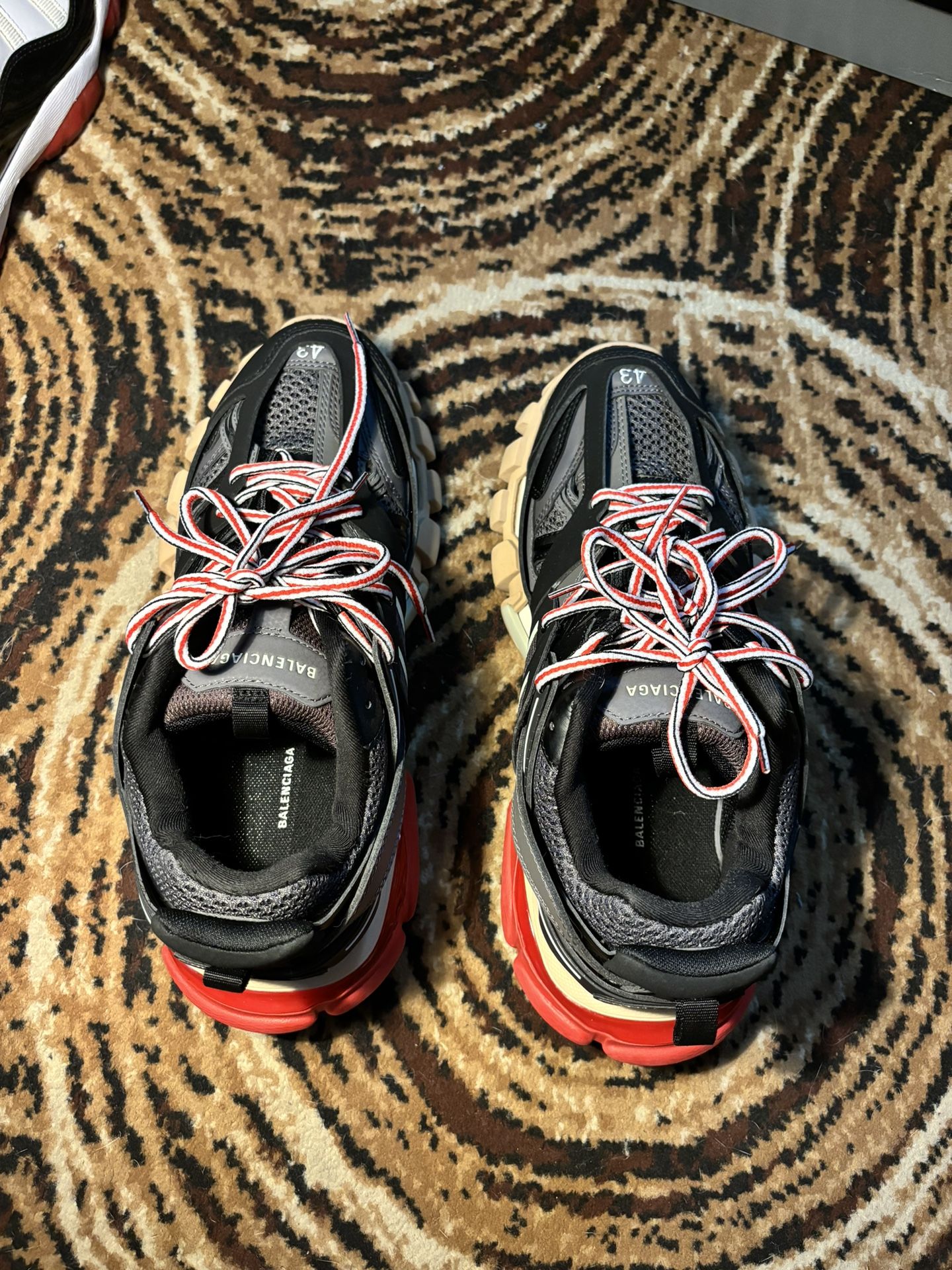 Balenciaga Track Black Grey Red