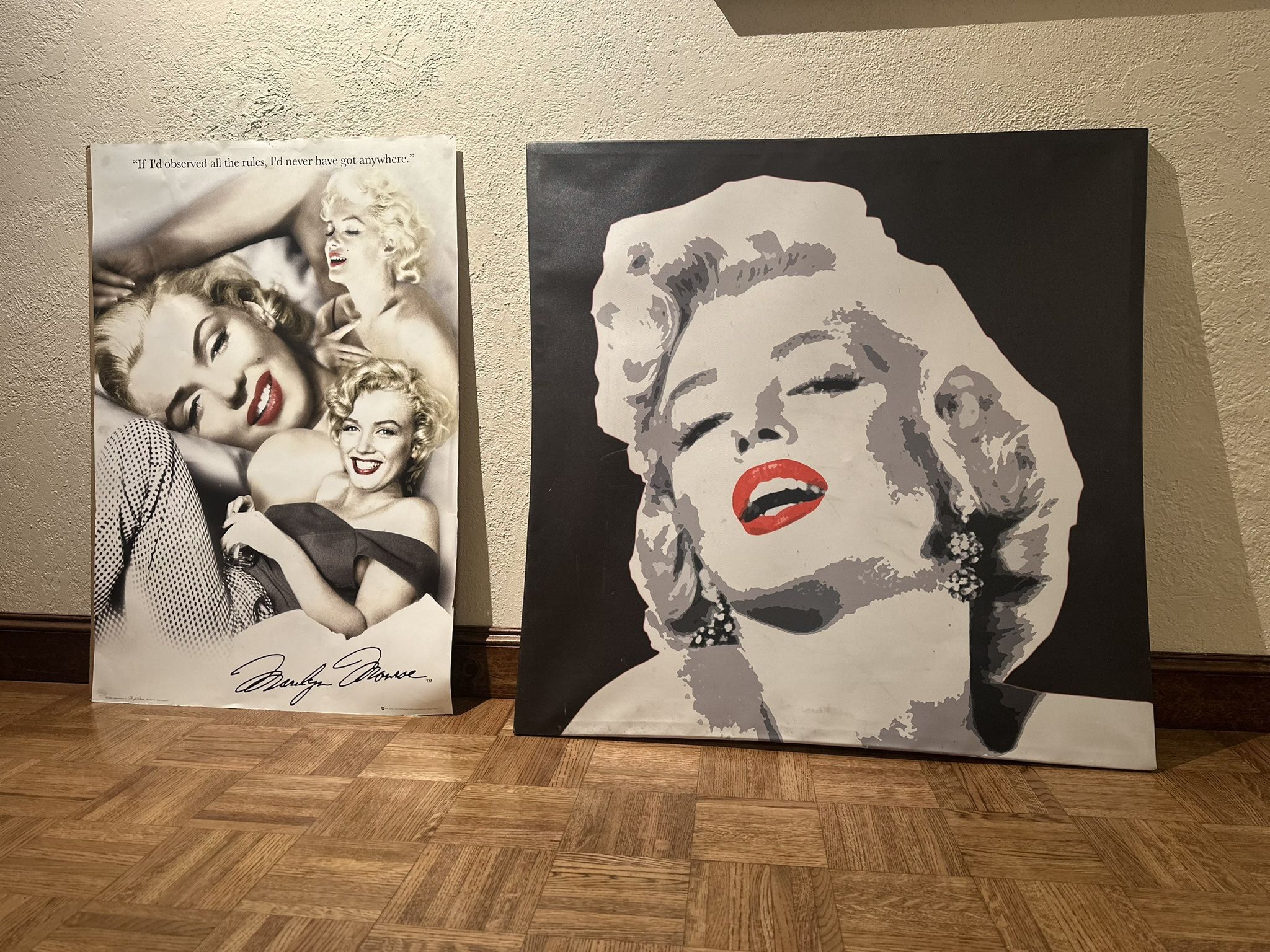 Marilyn Monroe Paper Picture And Canvas Picture