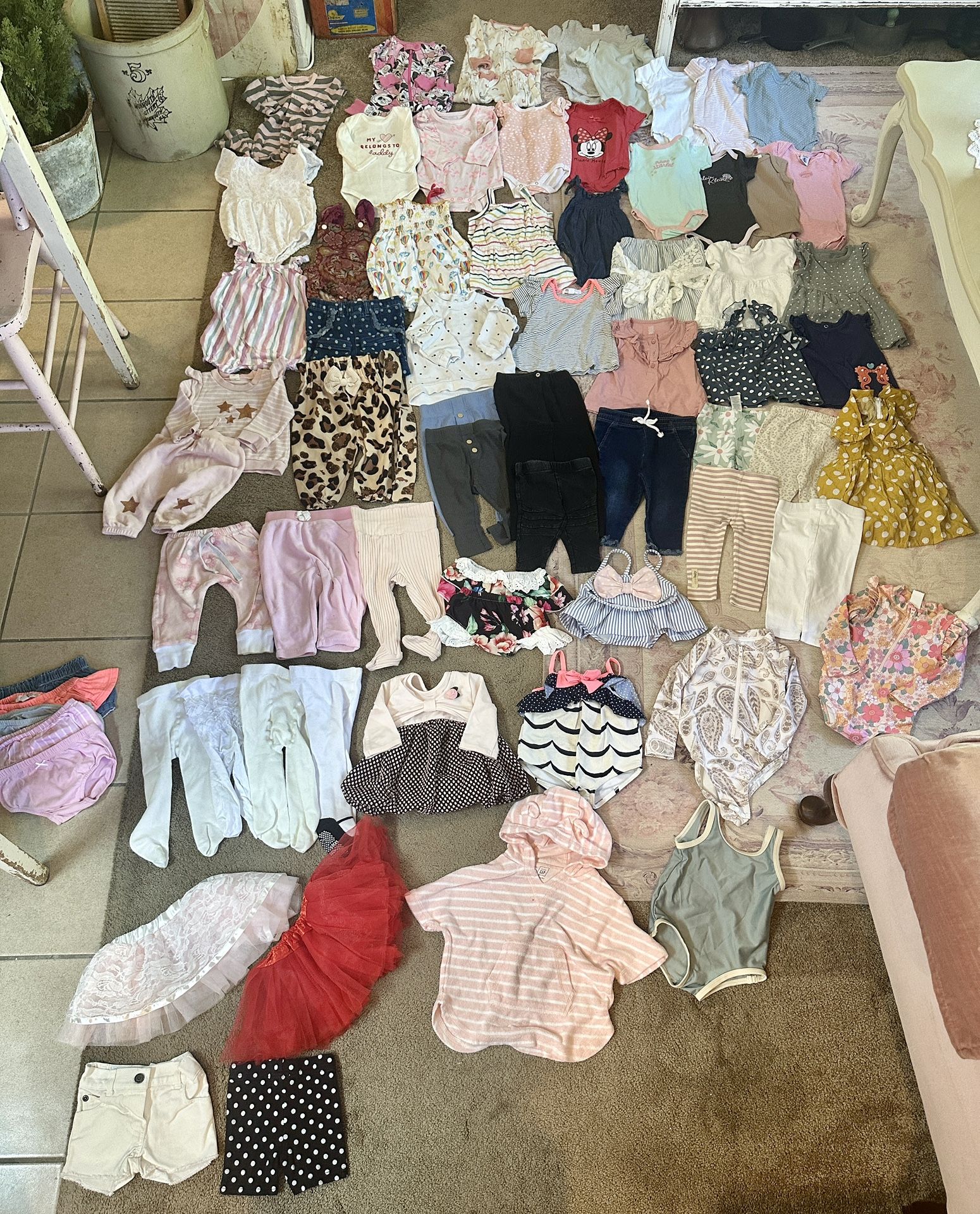 Baby Girl Size 3-6 Months Clothes Some New And Still Like New! $2.00 Each 