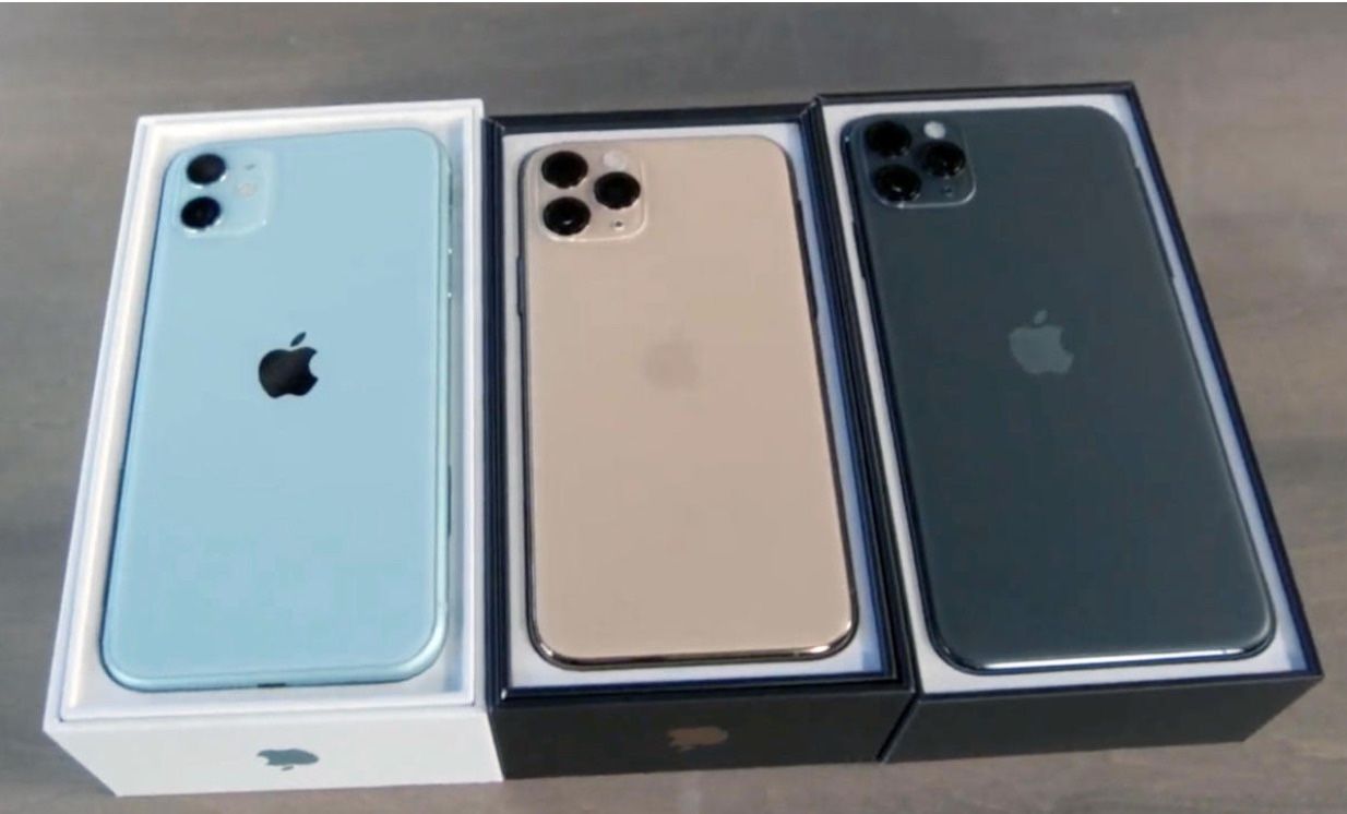 New iPhone 11’s and 11pro’s