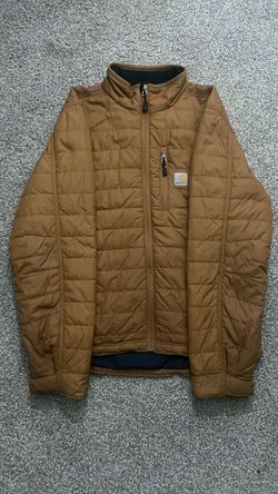 Brown Carhartt Gilliam Rain Defender Jacket