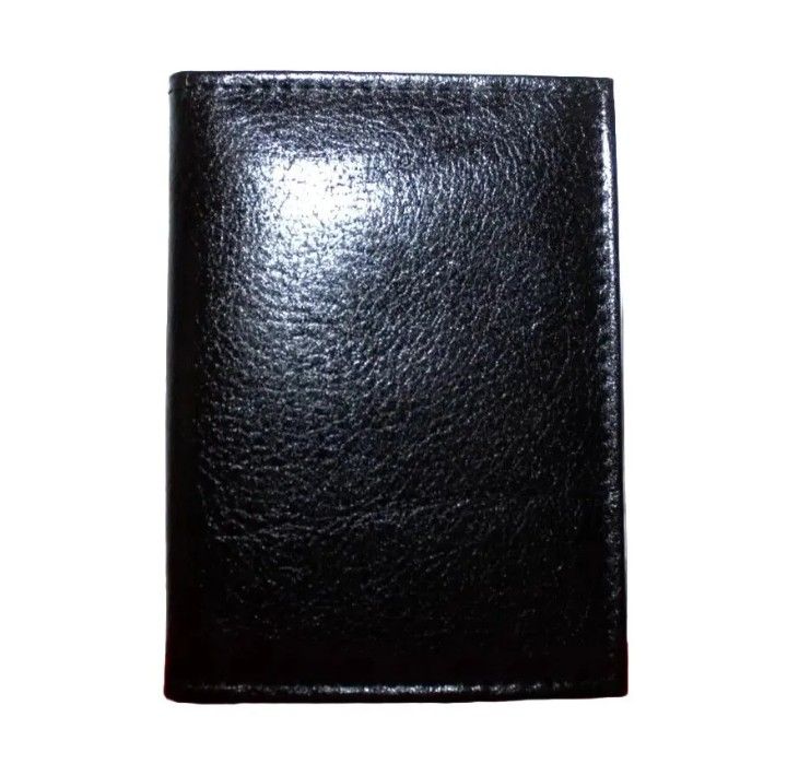 New RARE Vintage NEIL MARTIN Handcrafted Black Premium Leather ID/Card Wallet