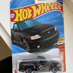 99 Ford Lightning Svt Hotwheels Black