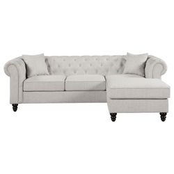 New Sectional Sofa With Reversible Chaise Lounge