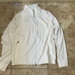 New Nike Kobe Bryant Halo White Mamba Full Zip Jacket FZ0936-100 Sz M