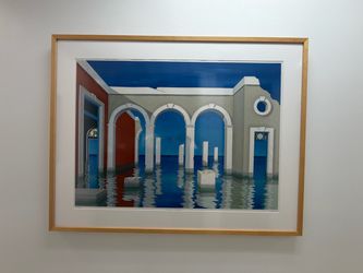Humberto Calzada (1944–2025) - "Atlantis Refrain" - 125 x 96 cm (approx. 49 x 38 in)