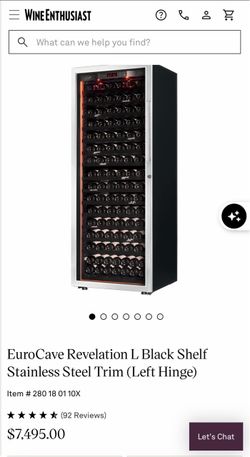 Eurocave revelation wine fridge